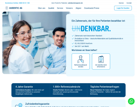Vorschau von Audentic AG - Zahnersatz