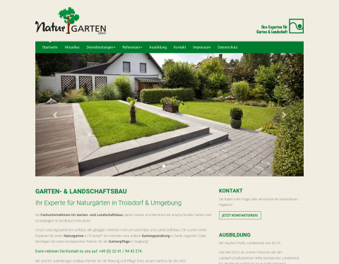 Website-Vorschau von Gartenbau Landschaftsbau - Schlich