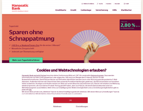 Vorschau von Hanseatic Bank