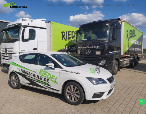 Website-Vorschau von Kostenloser LKW Füherschein