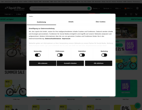Website-Vorschau von Liquid Life GmbH