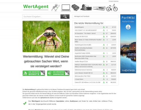 Vorschau von Wertermittlung gebrauchter Artikel