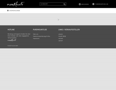 Website-Vorschau von PureMounts GmbH