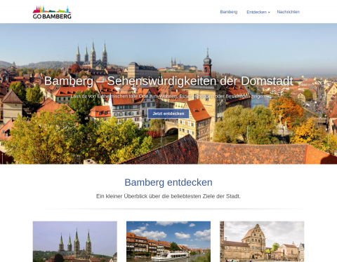 Website-Vorschau von Bamberg und seine Universitäten