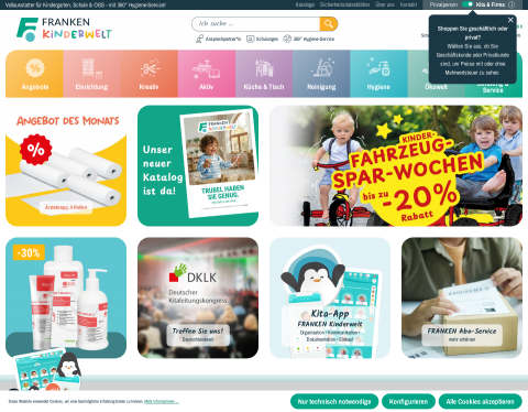 Vorschau von Kindergartenbedarf, Bastelbedarf-franken