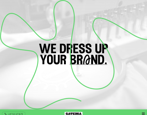 Website-Vorschau von ATEMA - Wir Besticken & Bedrucken