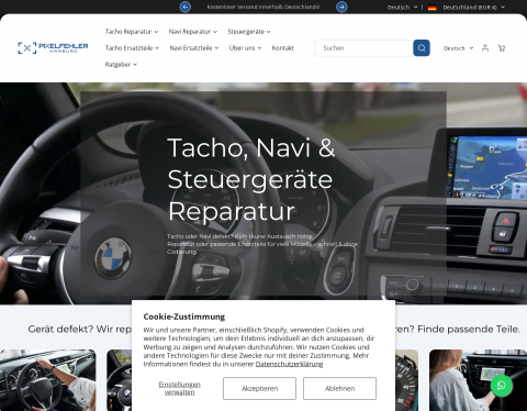 Website-Vorschau von Pixelfehler reparieren
