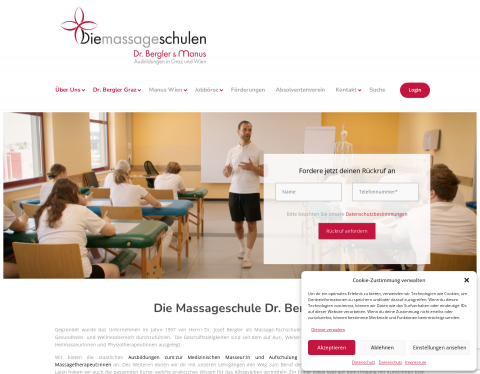 Website-Vorschau von Bergler Ausbildungszentrum
