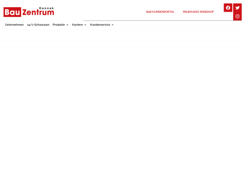 Website-Vorschau von Bauzentrum Hannak, Salzburg