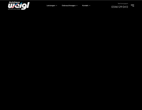 Website-Vorschau von Autohaus Weigl