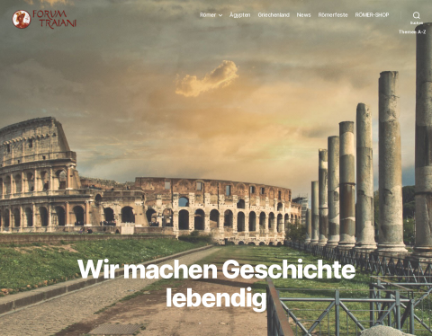 Website-Vorschau von Römische Geschichte - Die Römer