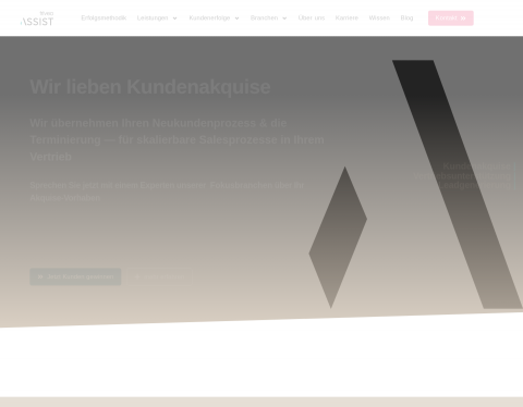 Website-Vorschau von triveo® Telemarketing