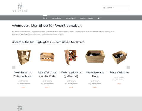 Website-Vorschau von Einfach guter Wein...!