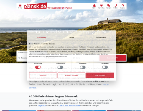 Vorschau von Ferienhausvermittlung Dansk
