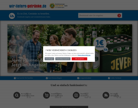 Vorschau von Getränke Online Shop