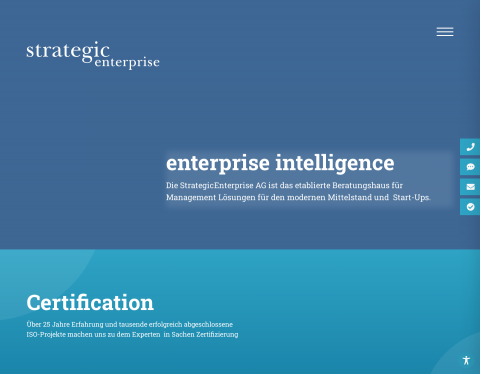 Website-Vorschau von StrategicEnterprise AG