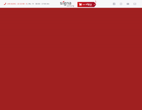 Website-Vorschau von SIGNA-FAHNEN