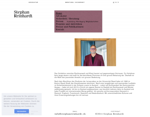 Website-Vorschau von Stephan Reinhardt