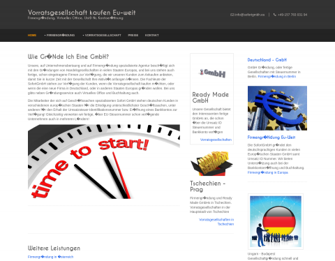 Website-Vorschau von SofortGmbH