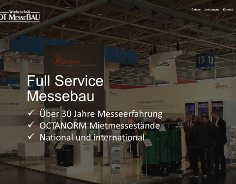 Website-Vorschau von Messebau Behrendt