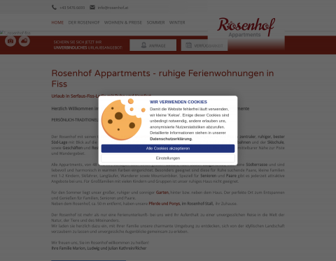 Anteprima di Rosenhof Appartements Fiss