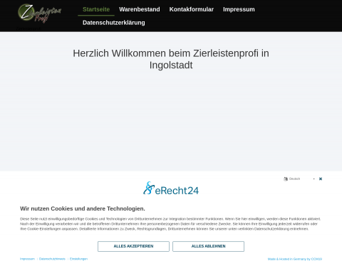 Website-Vorschau von Zierleisten für Traktoren