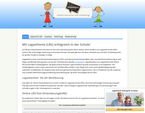 Website-Vorschau von LRS Informationen