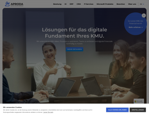 Website-Vorschau von ERP Spezialist
