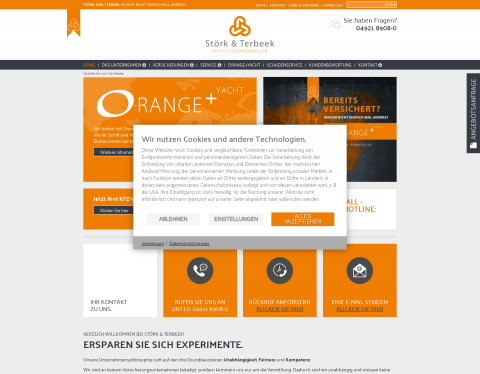 Website-Vorschau von Störk & Terbeek