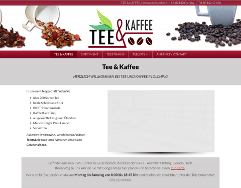 Vorschau von Tee und Kaffee