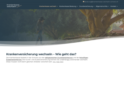 Website-Vorschau von Krankenkasse Hilfe