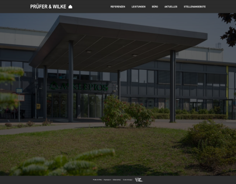 Website-Vorschau von Prüfer&Wilke - Architekten in Schwedt