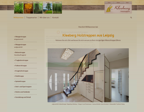 Website-Vorschau von Treppen und Treppenbau in Leipzig