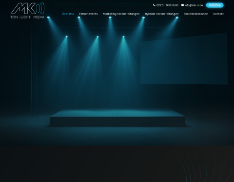 Website-Vorschau von MK Sound & Light - Eventtechnik