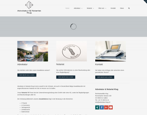 Website-Vorschau von Rechtsanwalt