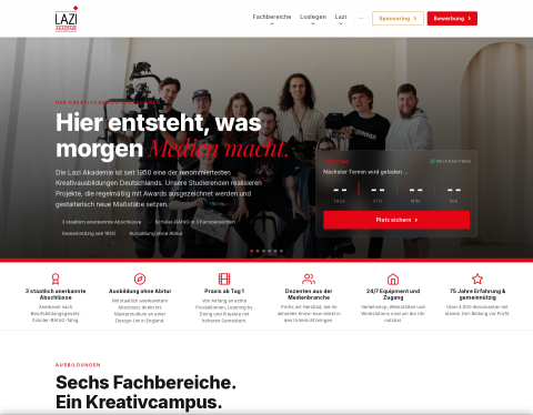 Website-Vorschau von Lazi Akademie