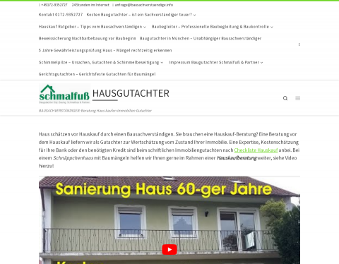 Website-Vorschau von Bausachverständiger Neu-Ulm