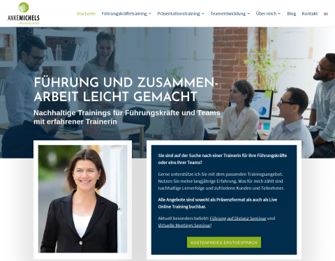 Website-Vorschau von MBTI Teambuilding