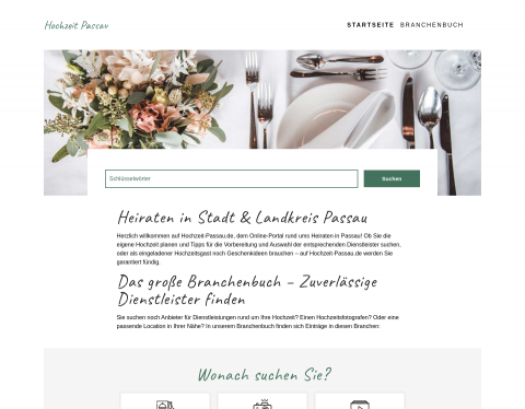 Website-Vorschau von Heiraten in Passau