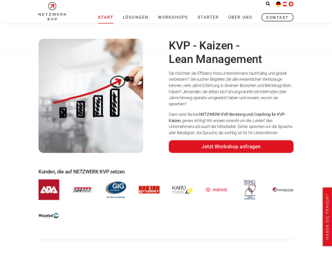 Website-Vorschau von Netzwerk KVP