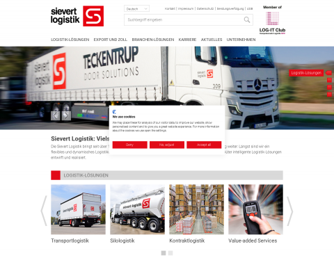 Website-Vorschau von Ihr Logistik-Dienstleister!