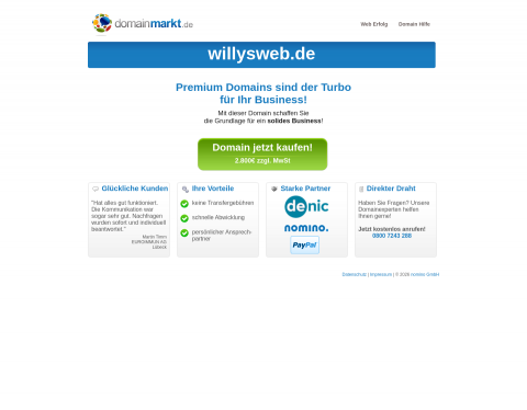 Website-Vorschau von Softwareschulungen
