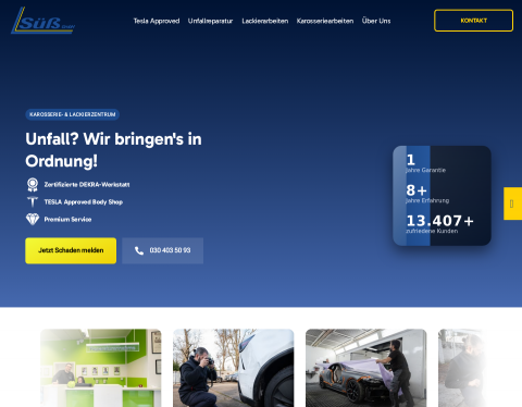 Website-Vorschau von Lackiererei Berlin