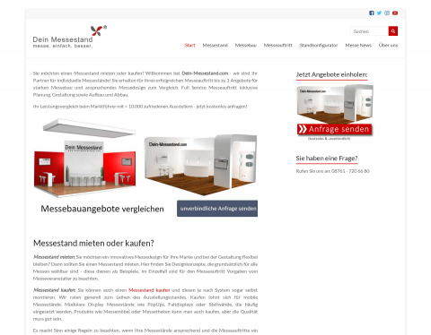 Website-Vorschau von Dein Messestand | Messebauservice