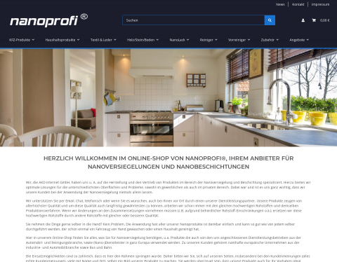 Website-Vorschau von Nanoversiegelung Auto