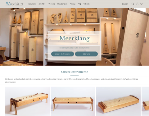 Website-Vorschau von Klangmassage - Musiktherapie
