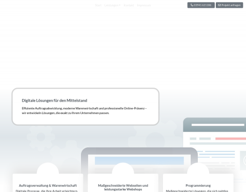 Website-Vorschau von Centaso Warenwirtschaft