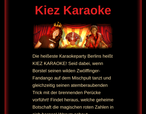 Website-Vorschau von Kiez Karaoke