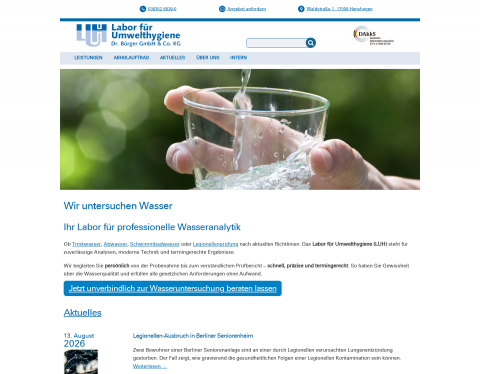 Vorschau von Abwasseranalyse der Kleinkläranlage