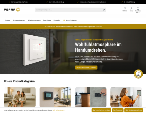 Website-Vorschau von PEFRA Elektroheizung GmbH